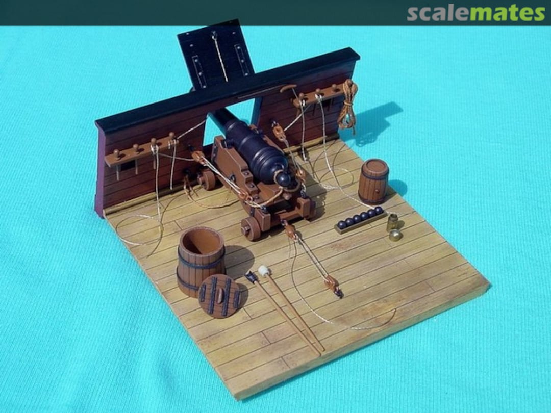 Boxart 6 pdr Cannon with deck ART 02 Artillery models Boxart 6 pdr Cannon with deck ART 02 Artillery models