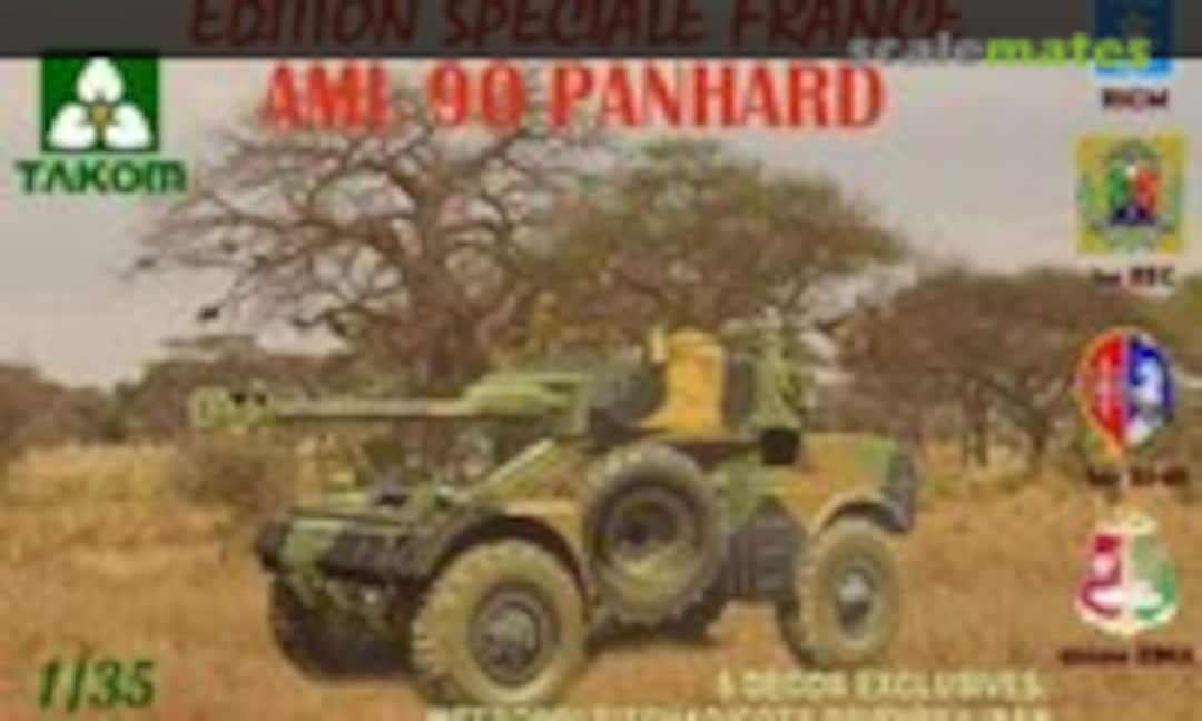 1:35 AML-90 édition spéciale ARMEE FRANCAISE (Takom 2077 S)