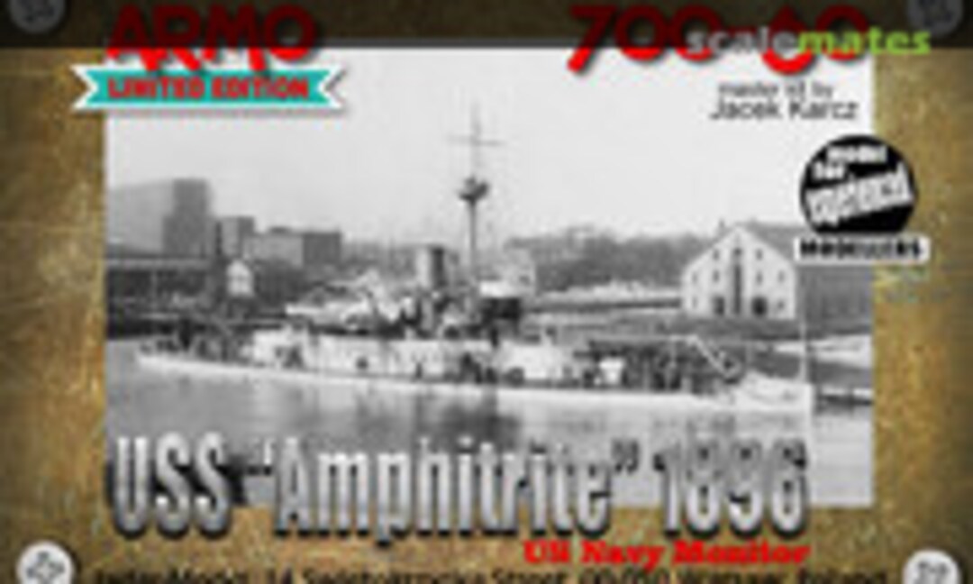 1:700 USS "Amphitrite" 1896 US Navy Monitor (Armo 700-60) 700-60