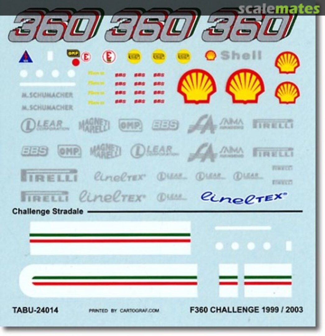 Boxart Ferrari F360 Challenge TABU24014 Tabu Design Boxart Ferrari F360 Challenge TABU24014 Tabu Design