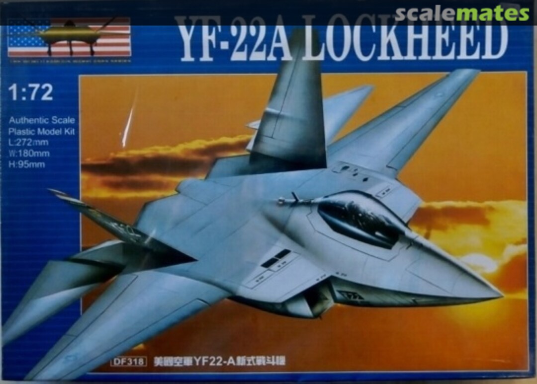 Boxart YF-22A Lockheed DF318 Zhengdefu Boxart YF-22A Lockheed DF318 Zhengdefu