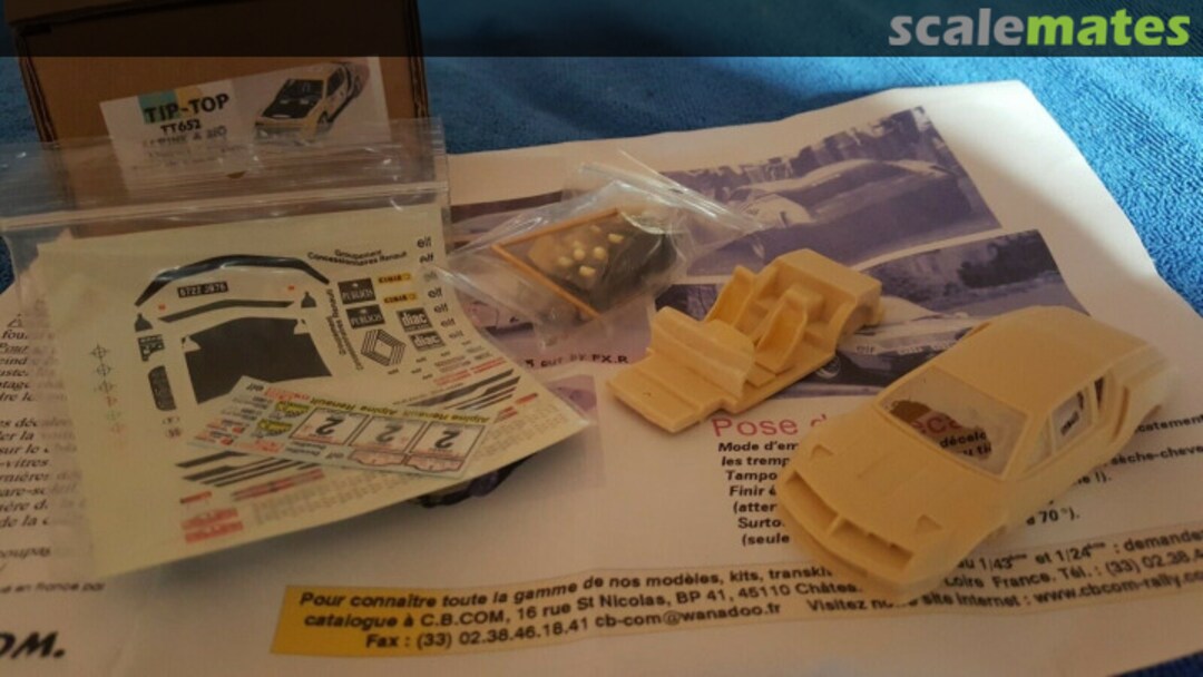 Boxart Alpine-Renault A310 1800 [6721 JB 76] "diac" TT652 TIP-TOP