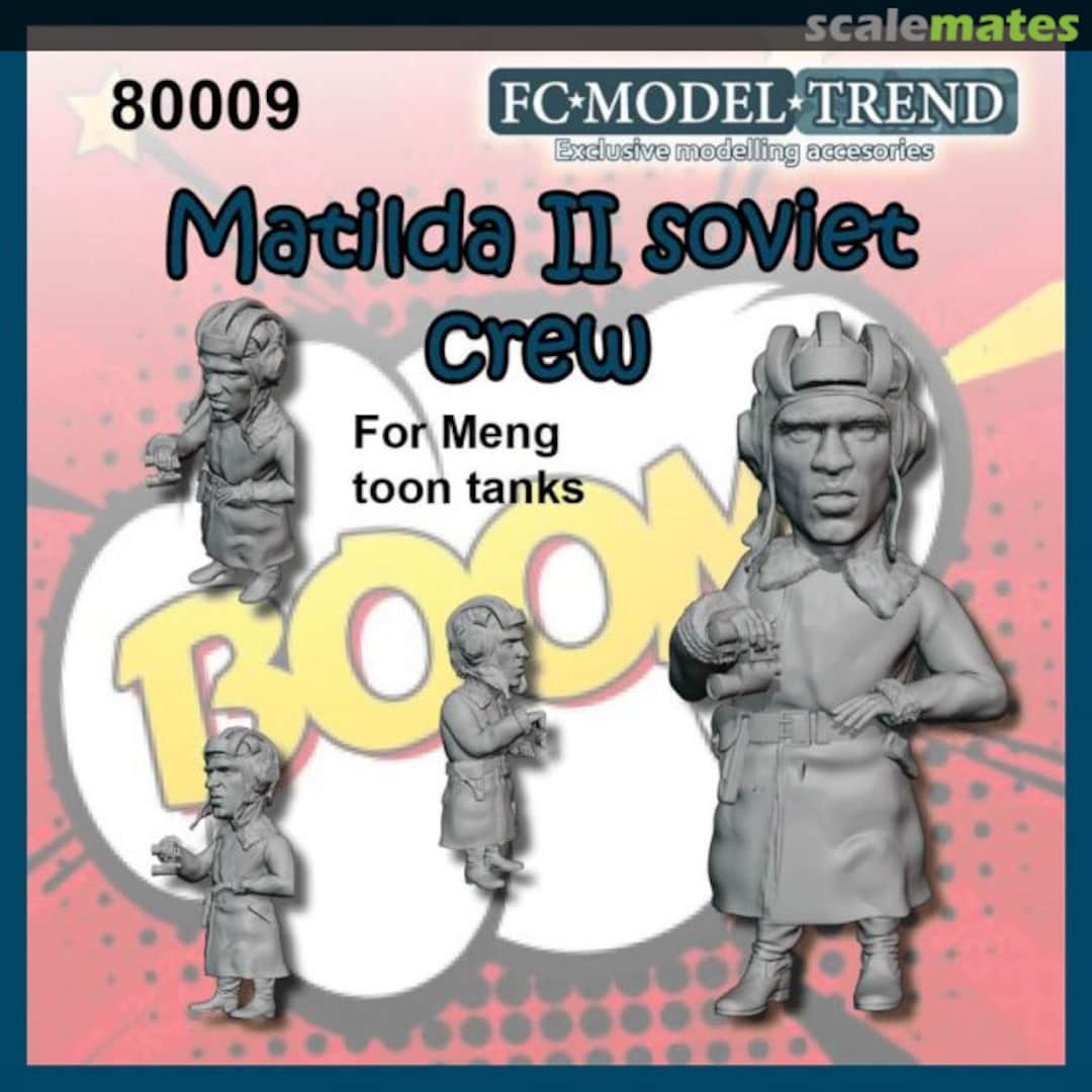 Boxart Matilda II Soviet crew 80009 FC Model Trend Boxart Matilda II Soviet crew 80009 FC Model Trend