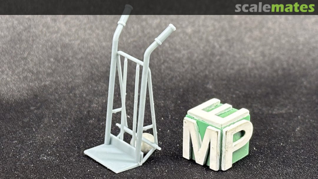 Boxart Hand (delivery) trolley - type 2 with wheels 35071005 EMP3d