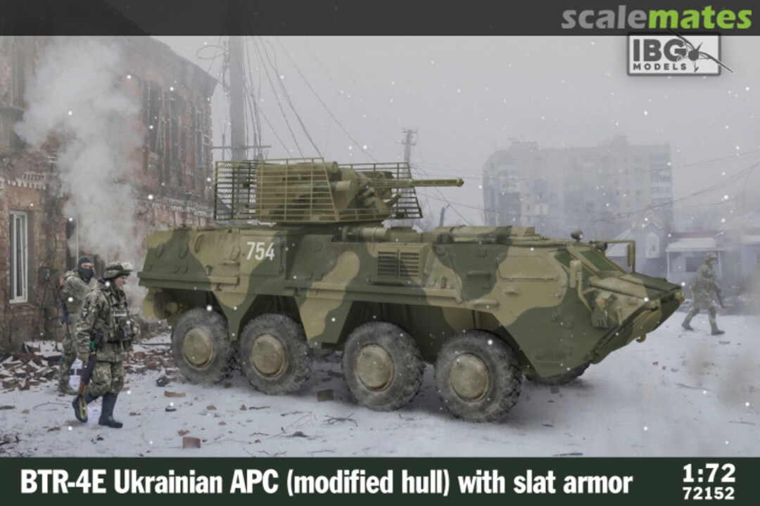 Boxart BTR-4E (modified hull) with slat armor 72152 IBG Models
