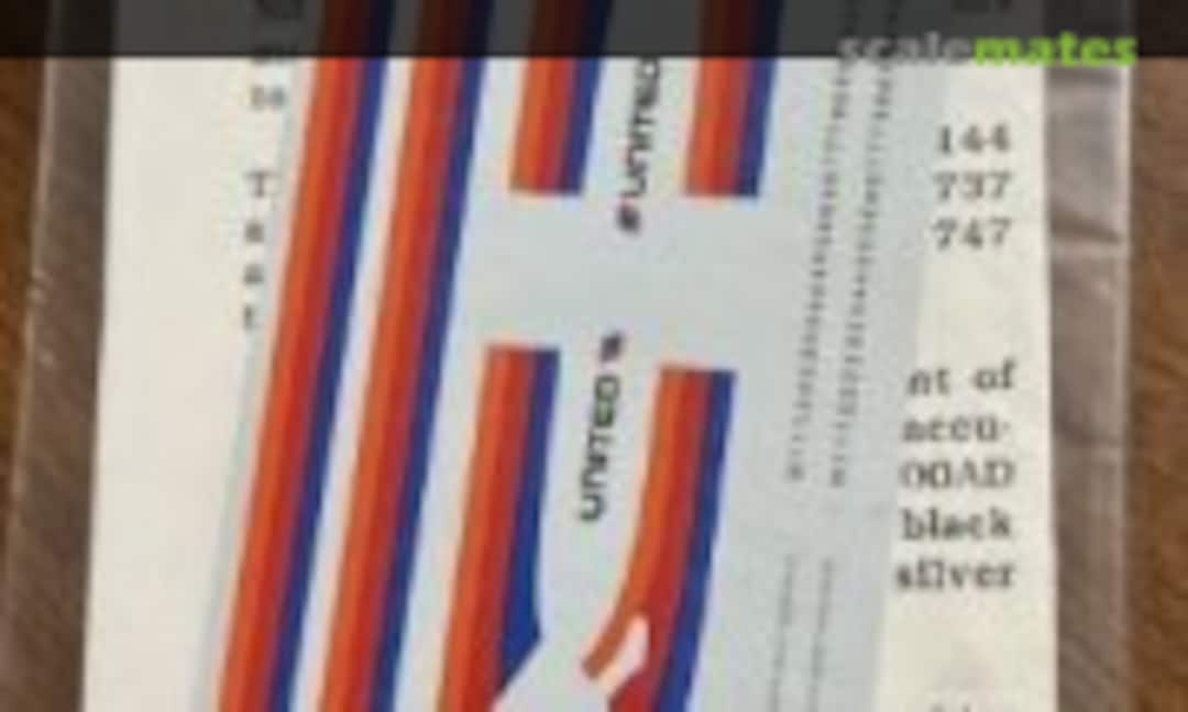 1:200 United Airlines DC-8-61/71 (Saul Bass) (ATP Airliners America 200AD28) 200AD28