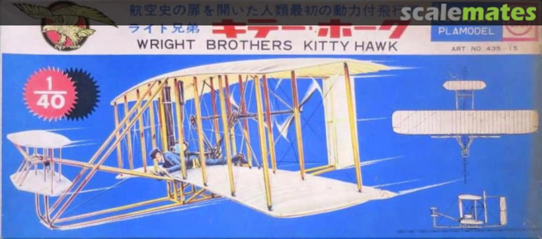 Boxart Wright Brothers Kitty Hawk 435-15 Marusan Boxart Wright Brothers Kitty Hawk 435-15 Marusan