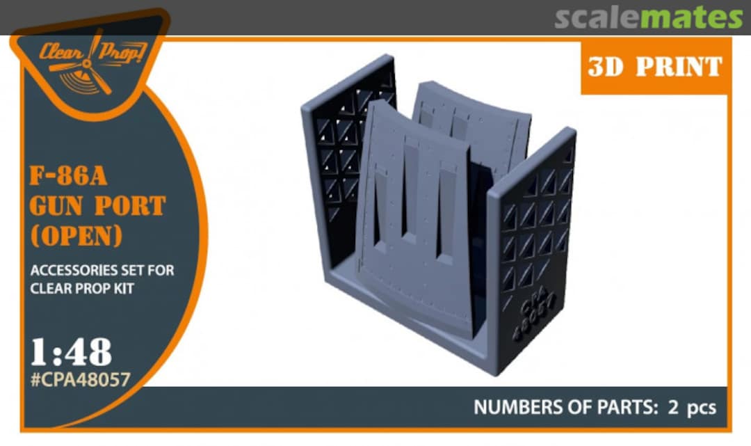 Boxart F-86A gun port (open) CPA48057 Clear Prop! Boxart F-86A gun port (open) CPA48057 Clear Prop!