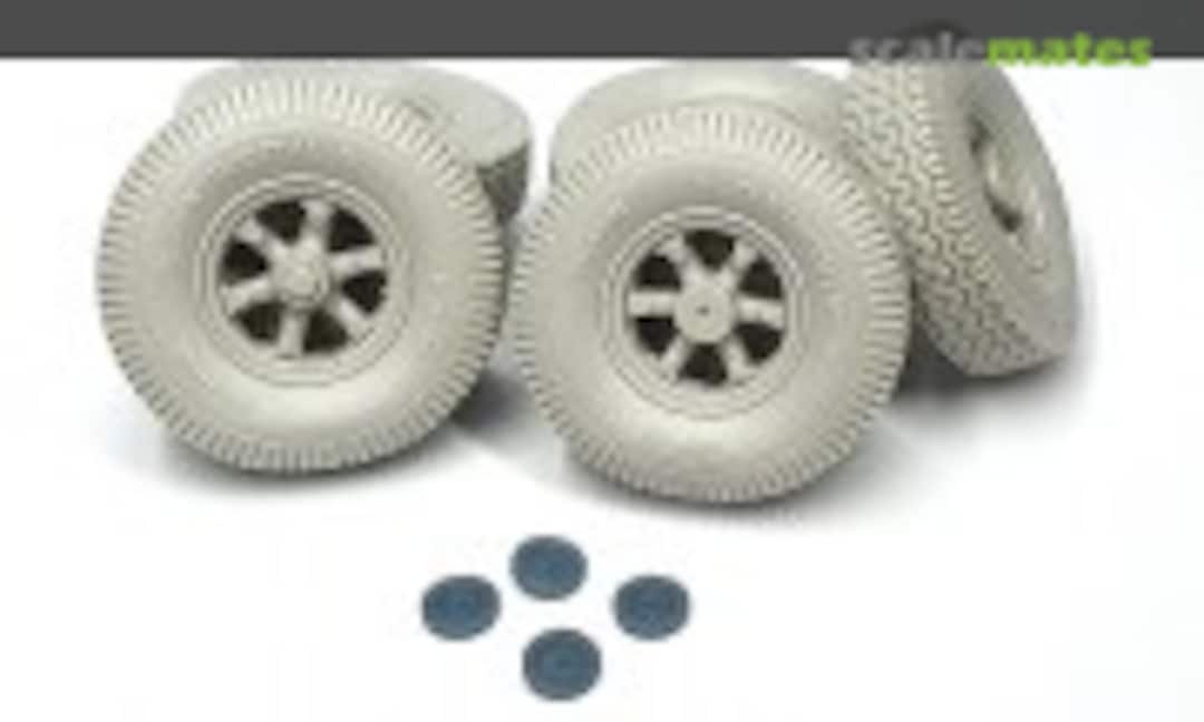 1:35 9t Vomag road wheels set with spare (weighted) type 1 (Pimp my Miniatures AFVs35-050) AFVs35-050