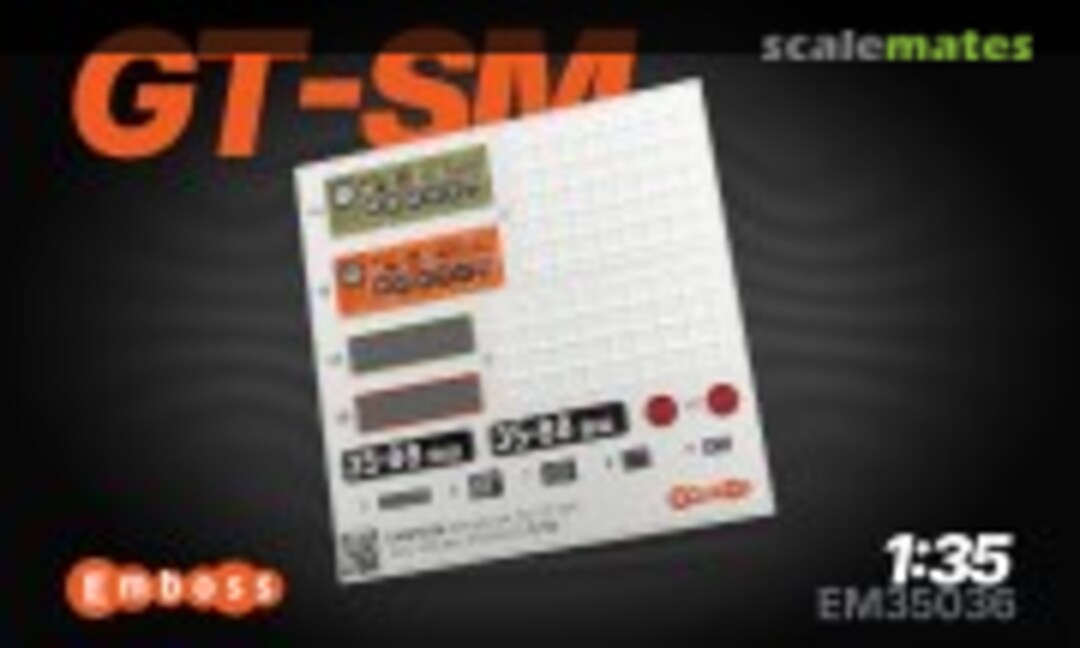 1:35 GT-SM interior 3D decals (Embase EM35036) EM35036
