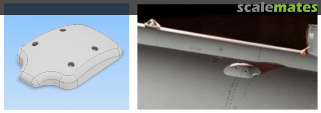 Boxart Typhoon Conformal Tank Mountings 72026 Scale Model Parts (UK) Boxart Typhoon Conformal Tank Mountings 72026 Scale Model Parts (UK)