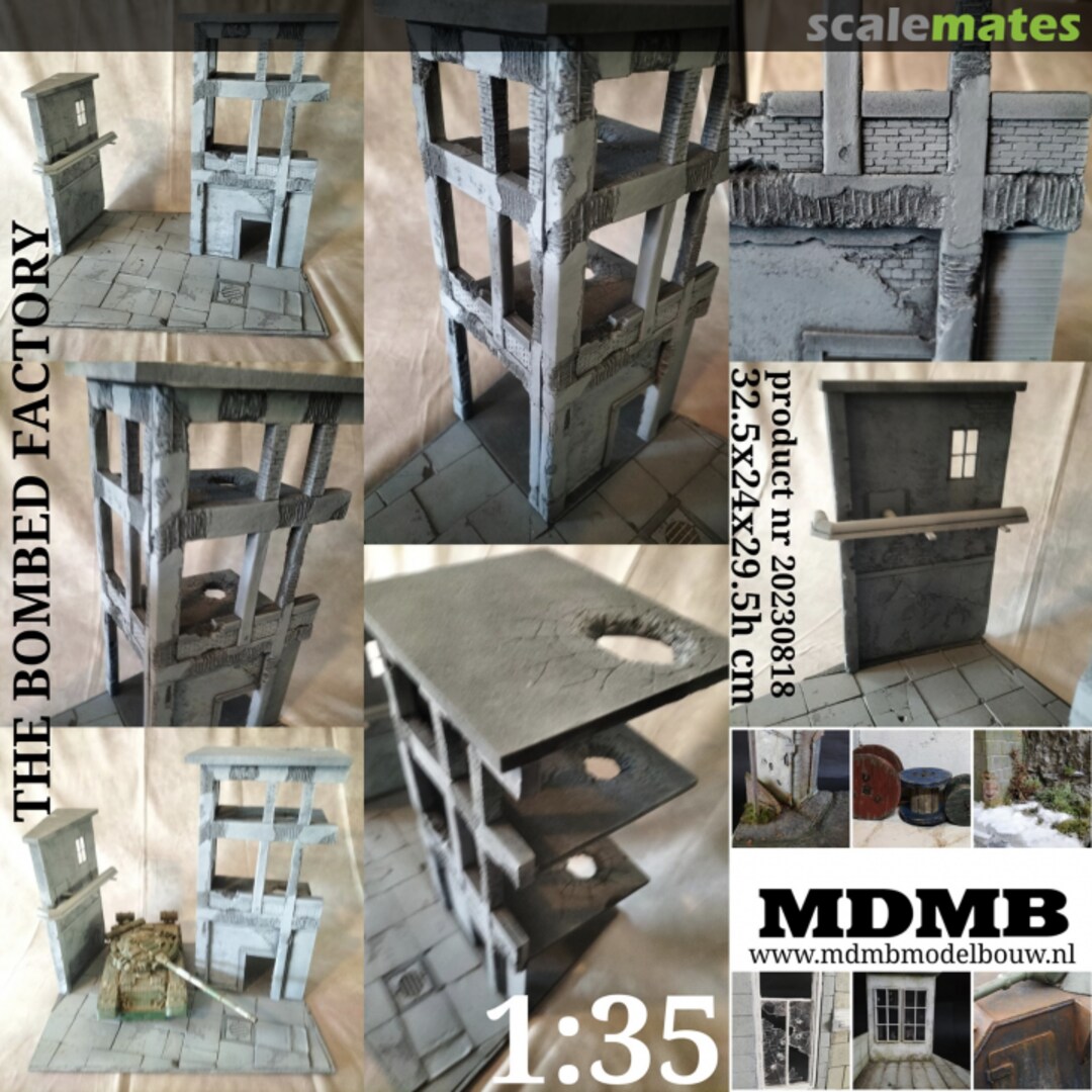 Boxart The Bombed Factory 20230818 MDMB Modelbouw Boxart The Bombed Factory 20230818 MDMB Modelbouw