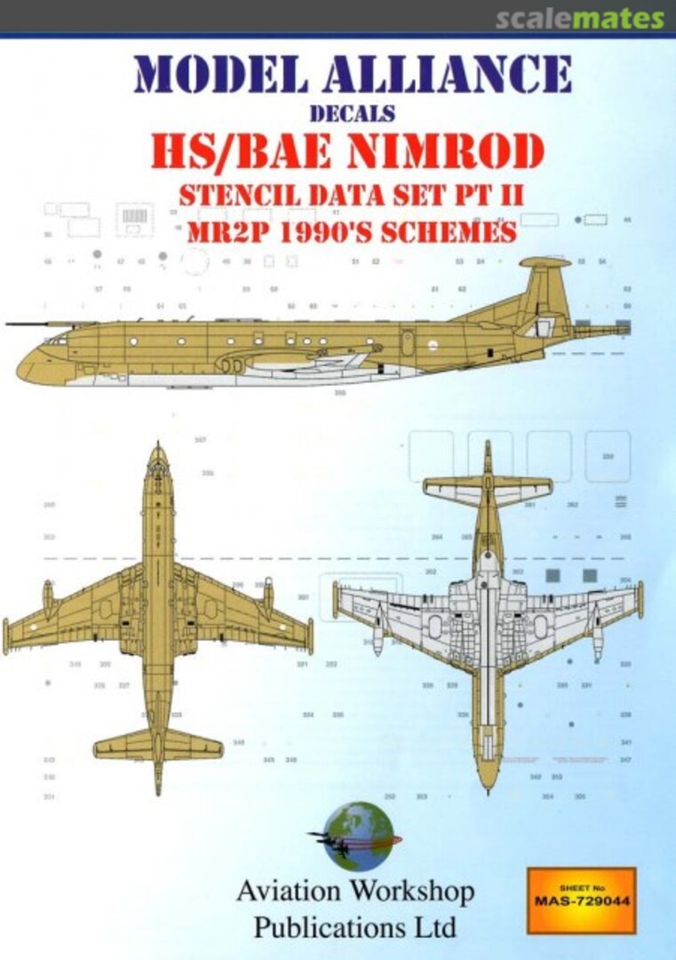 Boxart HS/BAe Nimrod Stencil Data Set Pt.2 MAS-729044 Model Alliance Boxart HS/BAe Nimrod Stencil Data Set Pt.2 MAS-729044 Model Alliance