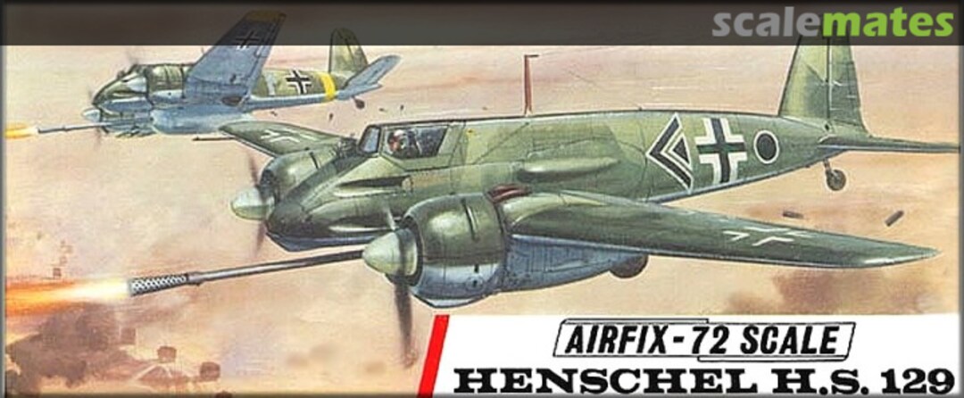 Boxart Henschel H.S. 129 262 Airfix Boxart Henschel H.S. 129 262 Airfix