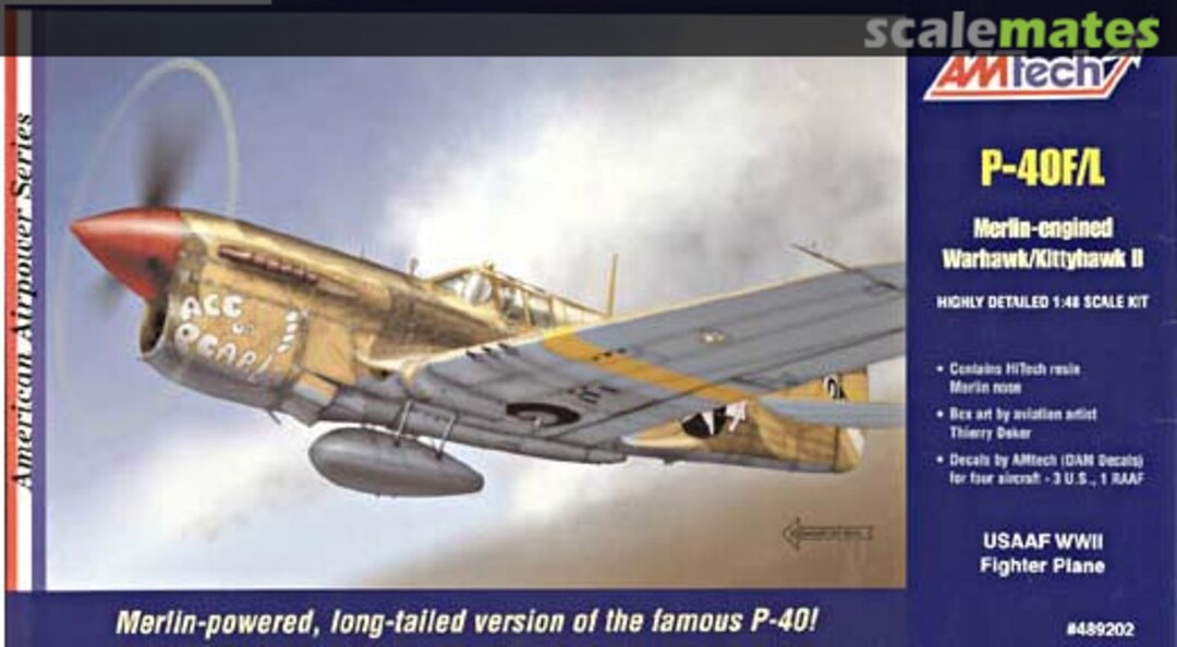Boxart P-40F/L 489202 AMtech Boxart P-40F/L 489202 AMtech