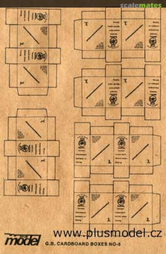 Boxart G.B. Cardboard Boxes 013 PlusModel Boxart G.B. Cardboard Boxes 013 PlusModel