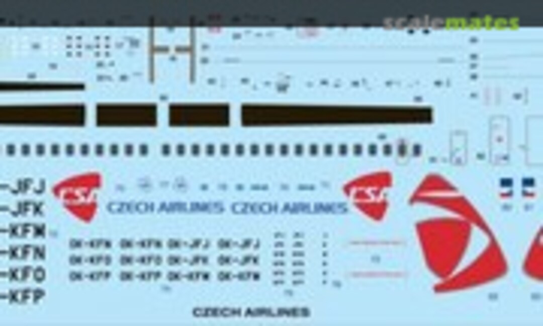 1:144 ATR 42 - Czech Airlines (BOA Decals BOA14471) BOA14471