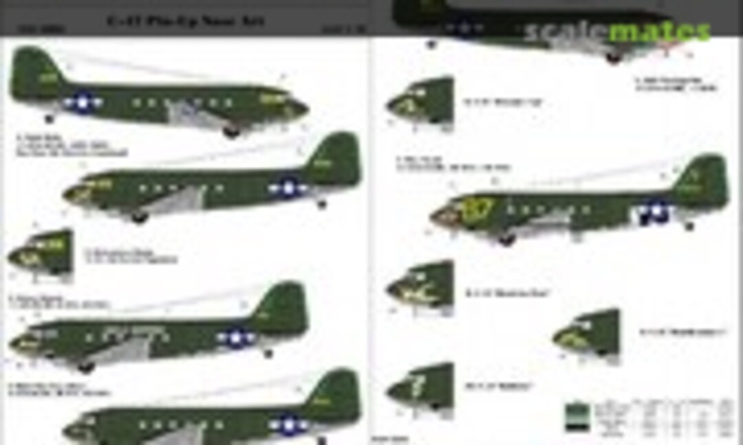 1:48 C-47 Pin Up Nose art (North Star NSD 48002) NSD 48002