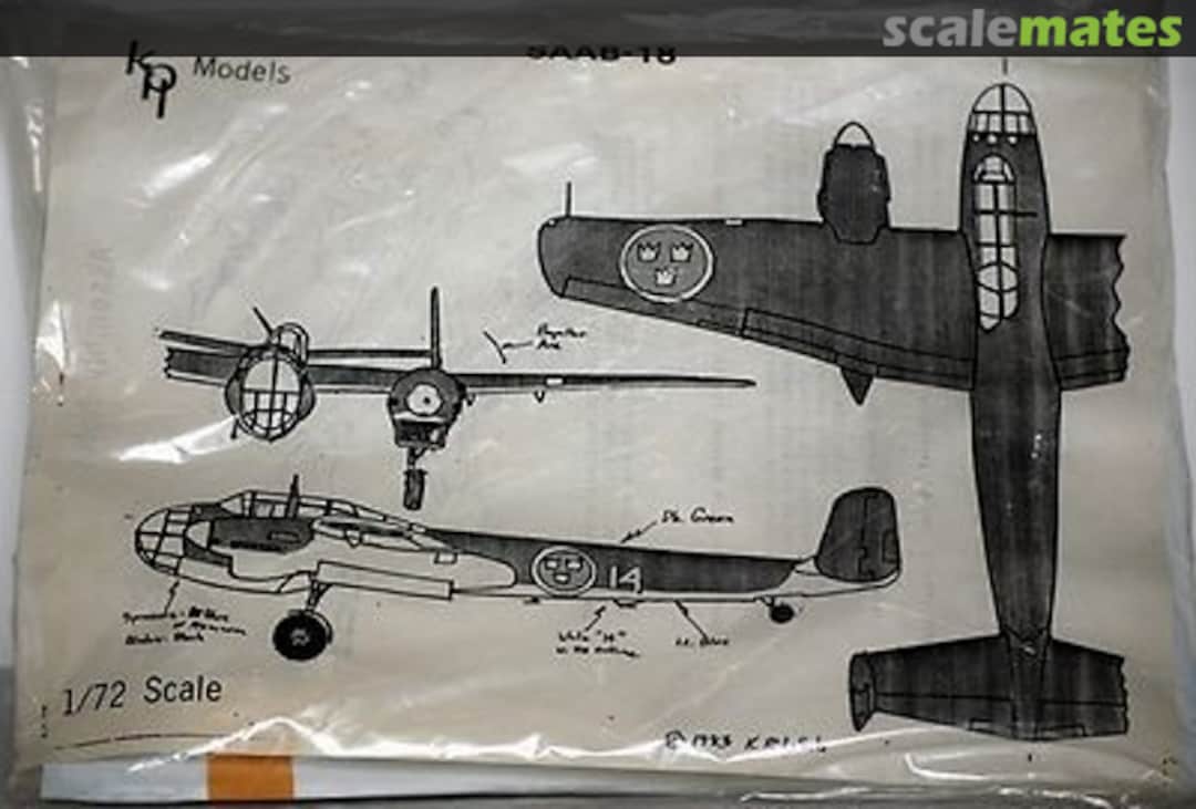 Boxart Saab-18 KPL Models Boxart Saab-18 KPL Models