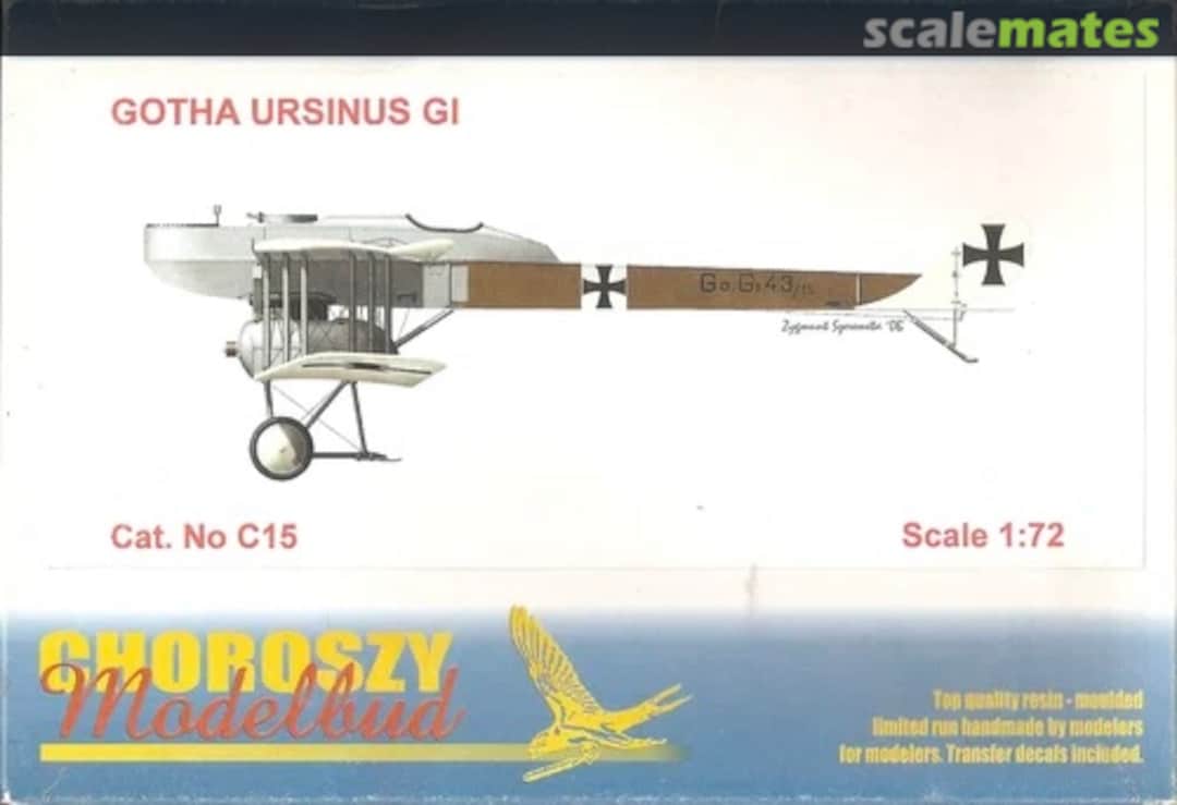 Boxart Gotha Ursinus G1 C15 Choroszy Modelbud Boxart Gotha Ursinus G1 C15 Choroszy Modelbud