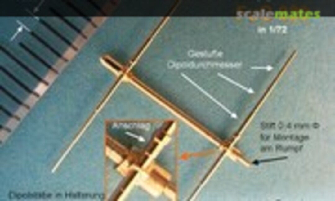 1:72 Nachtjagdantenne FuG 220 (Schatton Modellbau 7268) 7268