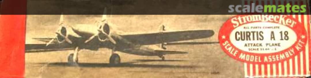 Boxart Curtiss A-18 C7S Strombecker Boxart Curtiss A-18 C7S Strombecker
