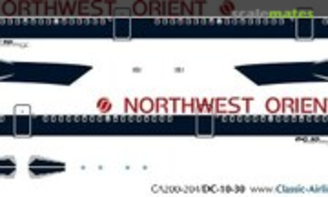 1:200 Northwest Orient DC10 (Classic Airlines CA200-104) CA200-104
