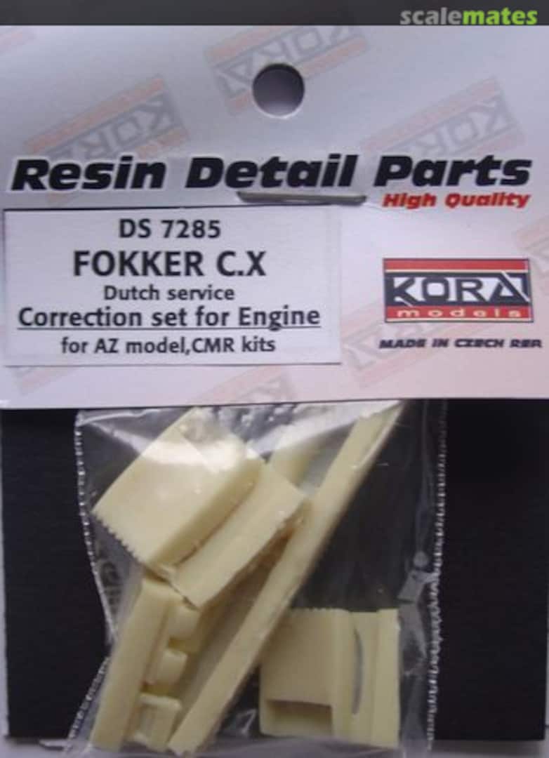 Boxart Fokker C.X DS7285 Kora Models Boxart Fokker C.X DS7285 Kora Models