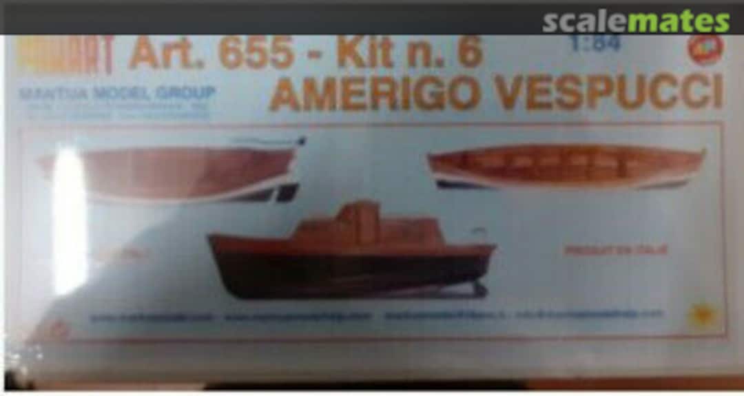 Boxart Amerigo Vespucci (Kit #6) 655 Mantua Model Boxart Amerigo Vespucci (Kit #6) 655 Mantua Model