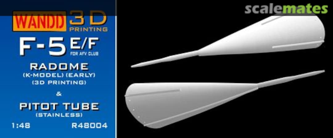 Boxart F-5E/F K model early radome & pitot tube R48004 WandD Studio Boxart F-5E/F K model early radome & pitot tube R48004 WandD Studio
