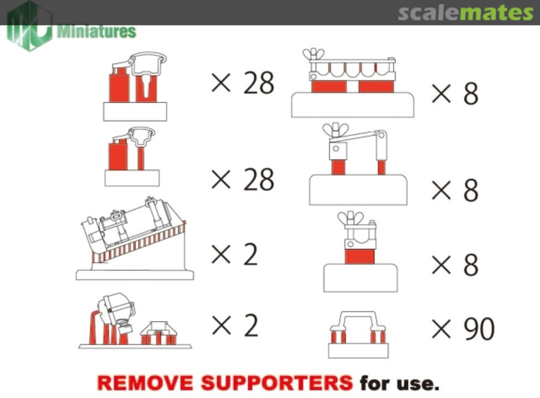Contents WWII German Army OVM Clamp Tool Set Late Type MJEZ35028 MJ Miniatures