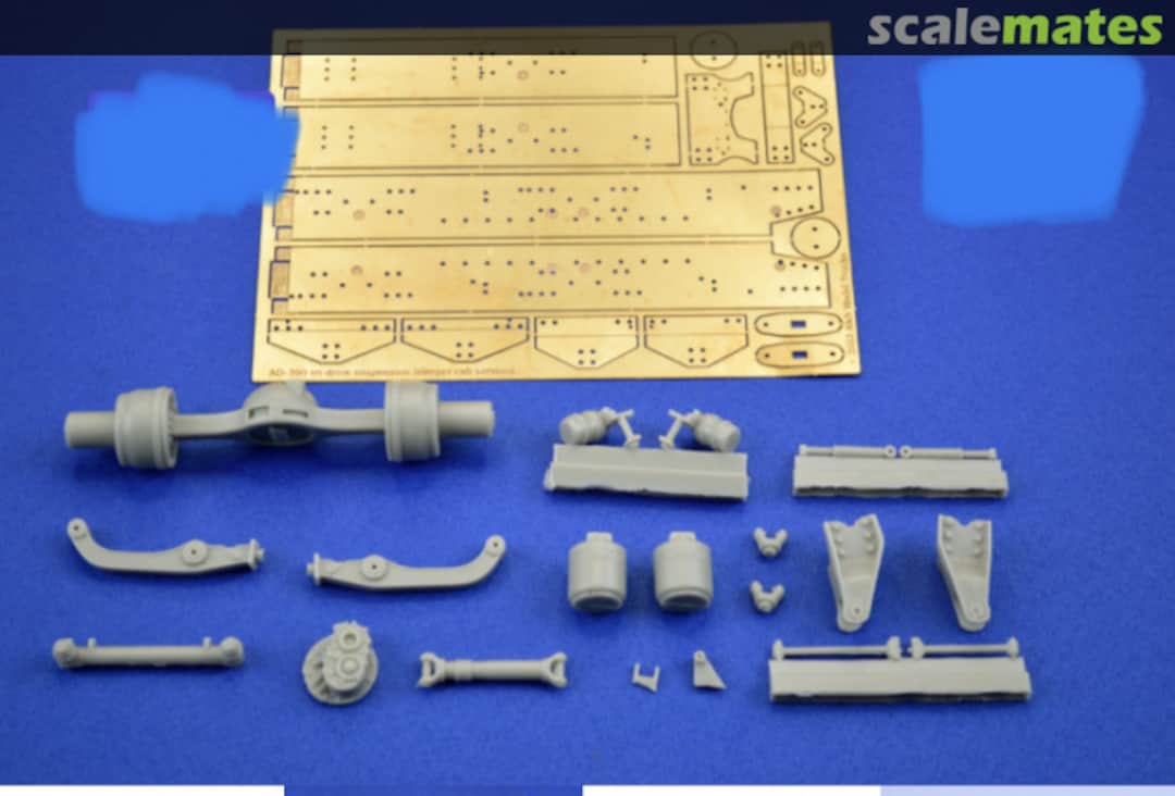 Boxart Tri-drive AD-390 suspension (sleeper cab) For Aussie Titan ANMT 162 A&N Model Trucks Boxart Tri-drive AD-390 suspension (sleeper cab) For Aussie Titan ANMT 162 A&N Model Trucks