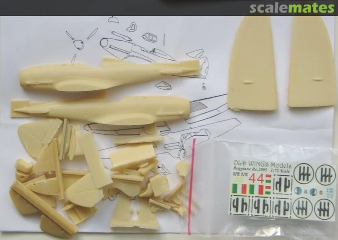 Contents Reggiane Re.2005 VDM Old Wings Models Contents Reggiane Re.2005 VDM Old Wings Models
