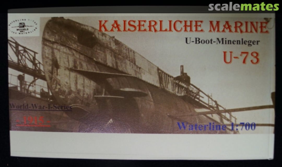 Boxart U-Boot-Minenleger "U-73" WWI-WL-G-088 HP-Models Boxart U-Boot-Minenleger "U-73" WWI-WL-G-088 HP-Models