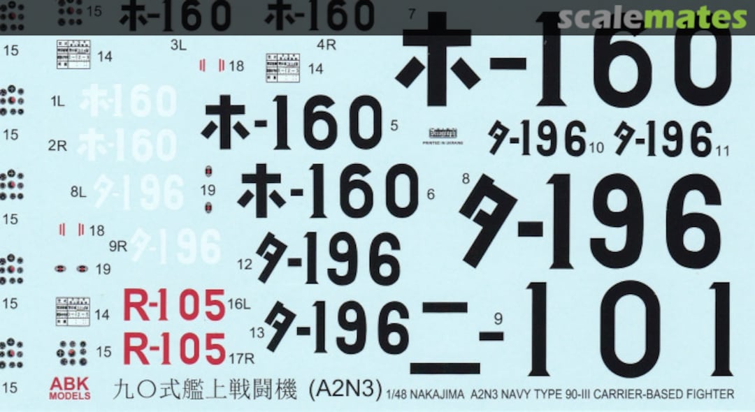 Contents Nakajima A2N3 Minoru Genda Camo 4005 ABK Models Contents Nakajima A2N3 Minoru Genda Camo 4005 ABK Models