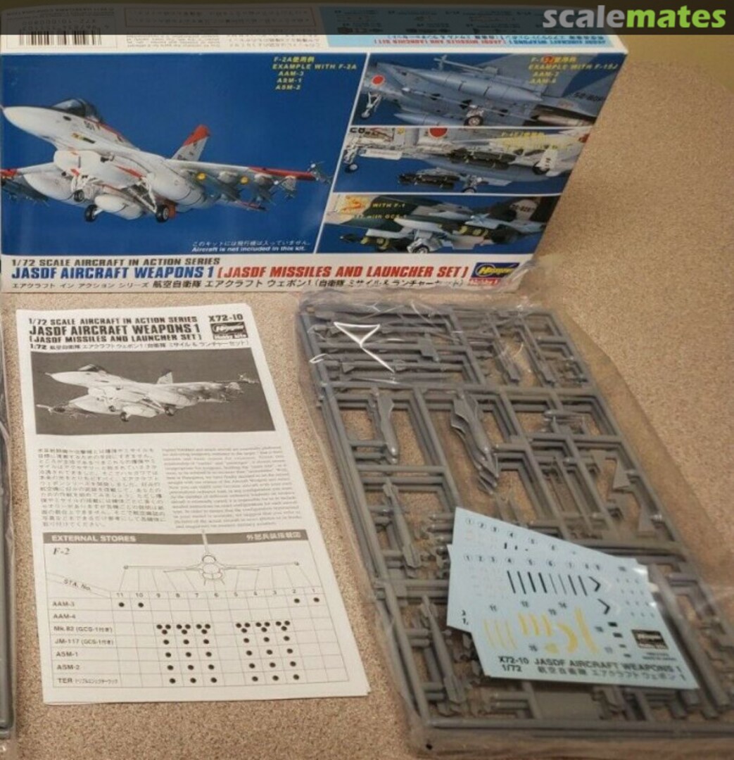 Contents JASDF Aircraft Weapons I 35010 Hasegawa Contents JASDF Aircraft Weapons I 35010 Hasegawa