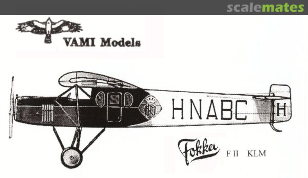 Boxart Fokker F.II  VAMI Models