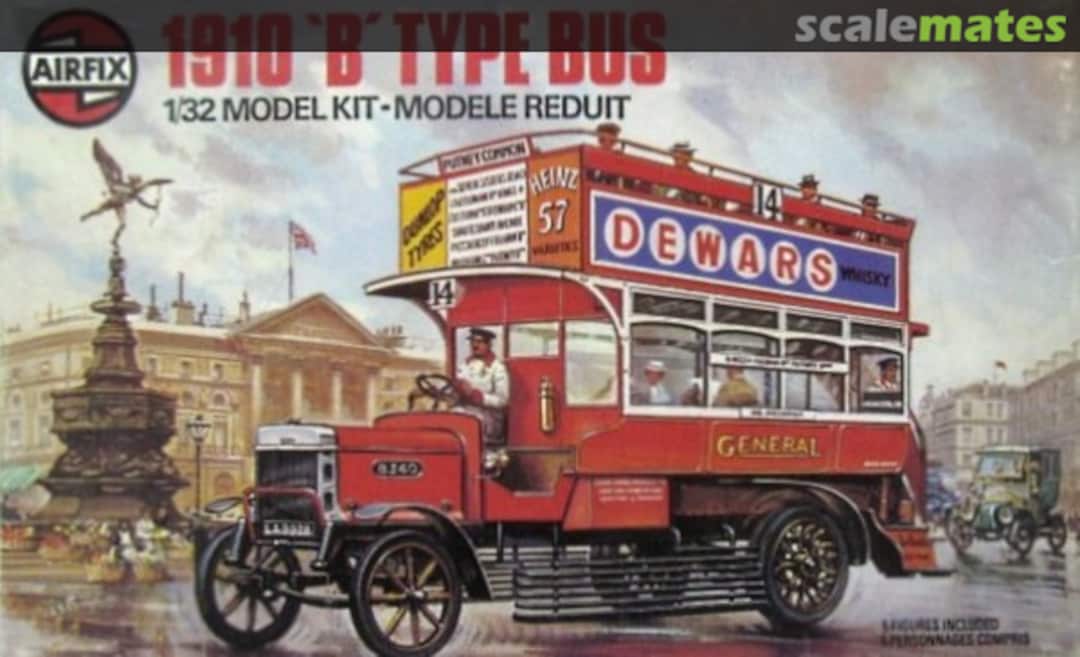 Boxart 1910 'B' Type Bus 06443-1 Airfix