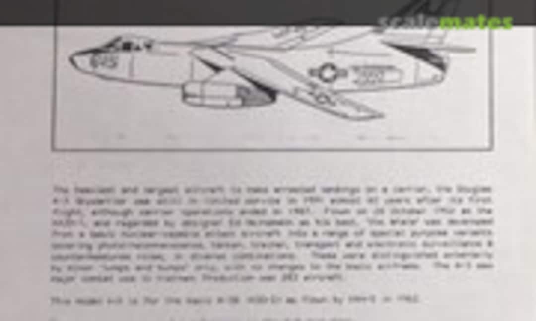 1:144 Douglas A-3B Skywarrior (Air Craft Models 403)