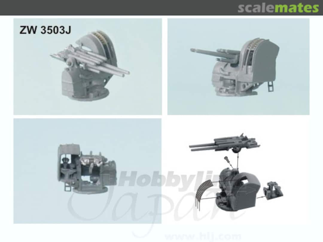 Boxart 12.7cm/40 AA Gun Type 89 ZW3503J Niko Model Boxart 12.7cm/40 AA Gun Type 89 ZW3503J Niko Model