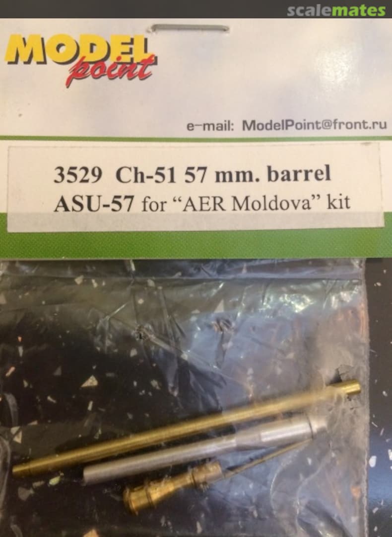 Boxart Ch-51 57 mm. barrel ASU-57 3529 Model Point Boxart Ch-51 57 mm. barrel ASU-57 3529 Model Point
