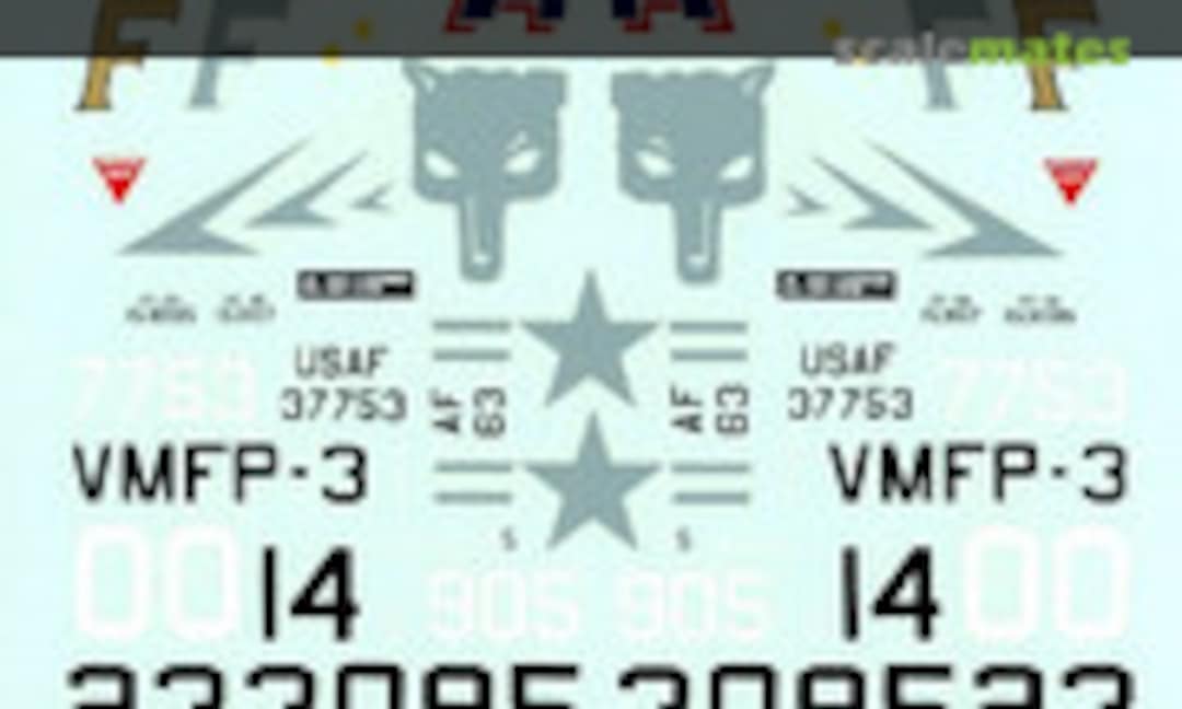 1:48 USAF RF-4Cs & USMC RF-4Bs (Microscale 48-110) 48-110