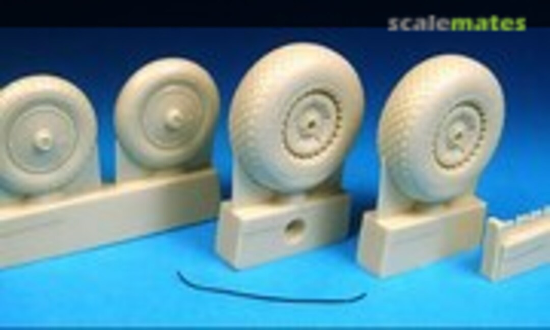 1:32 Me 262 Main, Plain Hub Nose Wheels (Barracuda Studios BR32067) BR32067