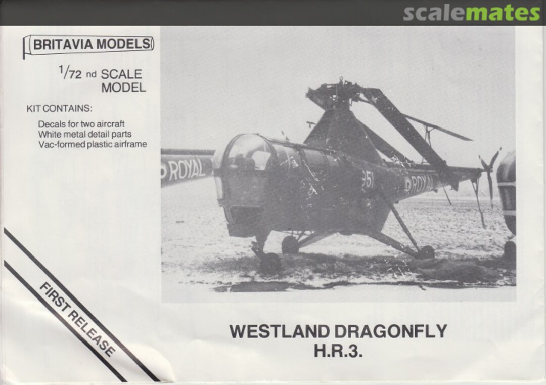 Boxart Westland Dragonfly H.R.3 Britavia Boxart Westland Dragonfly H.R.3 Britavia