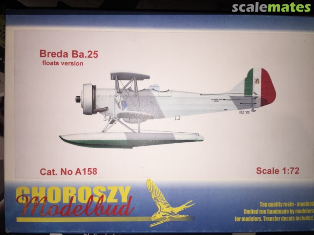 Boxart Breda Ba.25 floats version A158 Choroszy Modelbud Boxart Breda Ba.25 floats version A158 Choroszy Modelbud