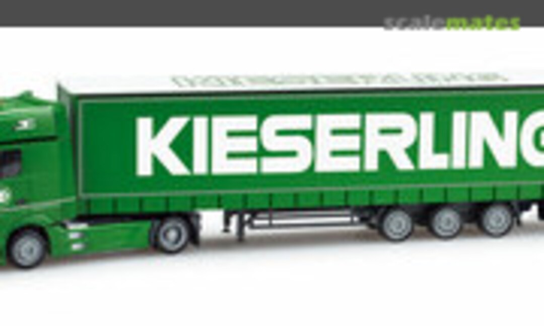 Mercedes-Benz Actros Gigaspace curtain canvas semitrailer &quot;Kieserling&quot; (Herpa 159456)