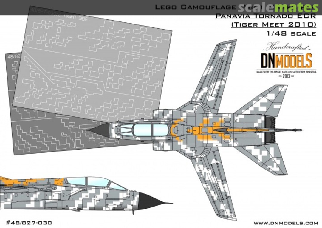 Boxart Paint Masks for Tiger meet 2010 Tornado ECR "Lego Bomber" 1/48 48/827-030 DN Models Boxart Paint Masks for Tiger meet 2010 Tornado ECR "Lego Bomber" 1/48 48/827-030 DN Models