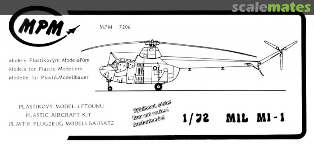 Boxart MIL Mi-1 72005 MPM Production Boxart MIL Mi-1 72005 MPM Production