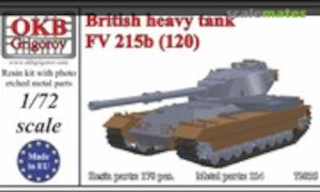 1:72 British Heavy Tank FV 215b (120) (OKB Grigorov 72035)
