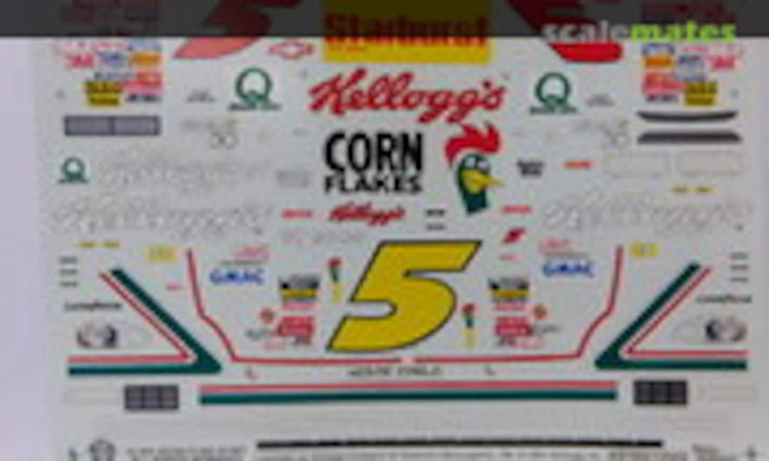 1:24 Terry Labonte #5 Kellogg's Corn Flakes 1997 Chevrolet Monte Carlo (Slixx Decals SLX-9705)